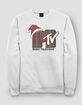 MTV Plaid Logo Unisex Holiday Sweatshirt image number 1