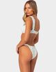 EDIKTED Floral Scrunch Cupped Bikini Top image number 5