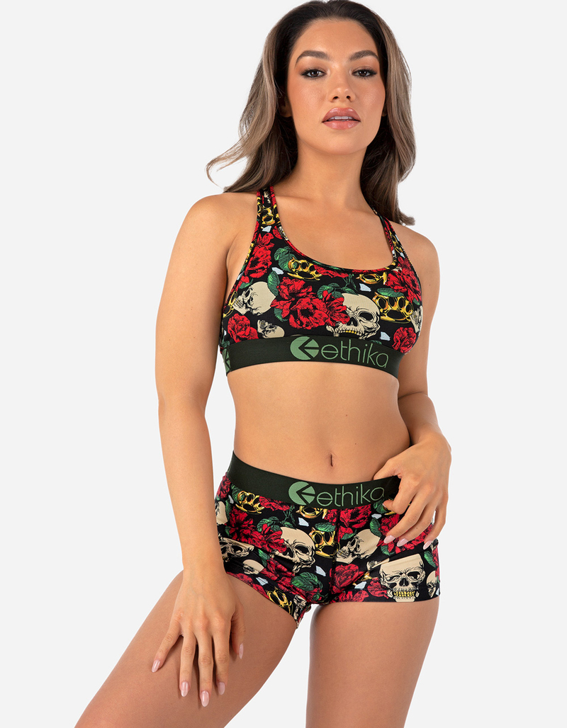 ETHIKA Brass Roses Staple Womens Boyshorts image number 2