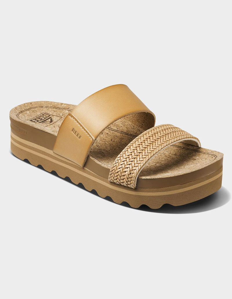 REEF Cushion Vista Hi Womens Platform Sandals NATURAL Tillys