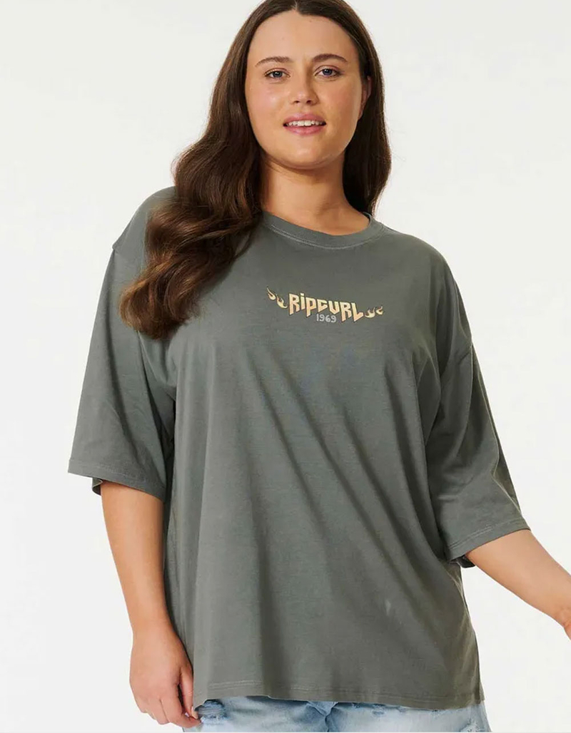 RIP CURL Tour Heritage Womens Oversized Tee image number 5
