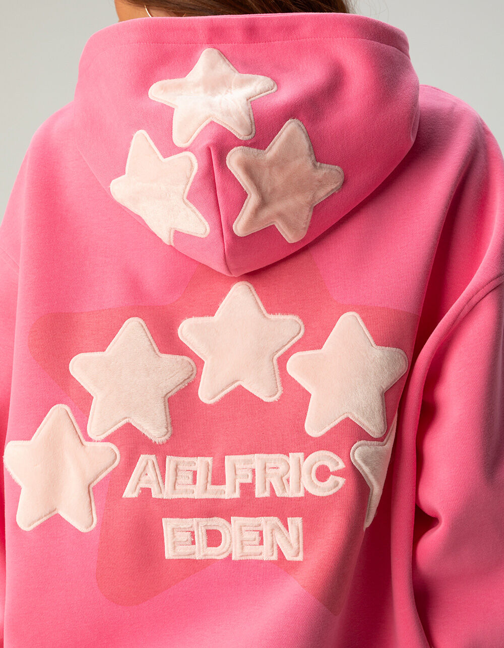 AELFRIC EDEN Colorful Star Womens Oversized Hoodie - PINK | Tillys