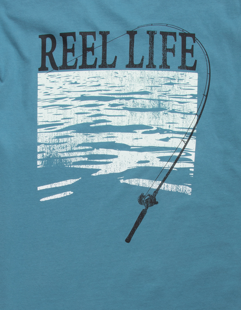 REEL LIFE Casting The Line Mens Tee image number 2
