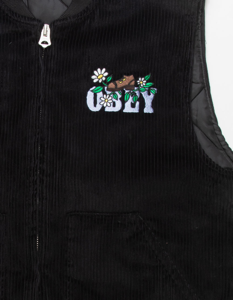 OBEY Duke Corduroy Mens Vest image number 1