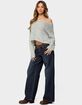 EDIKTED Florentina Off Shoulder Sweater image number 4