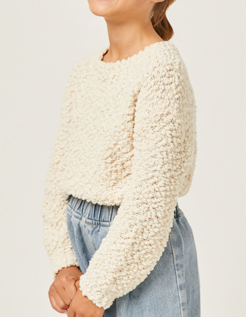 HAYDEN Girls Nubby Pullover Sweater image number 3