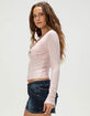FULL TILT Hardware Womens Long Sleeve Top image number 3