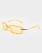 RSQ Rimless Rectangle Sunglasses image number 1