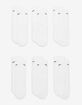 NIKE Everyday 6 Pack Kids Cushioned Crew Socks image number 3