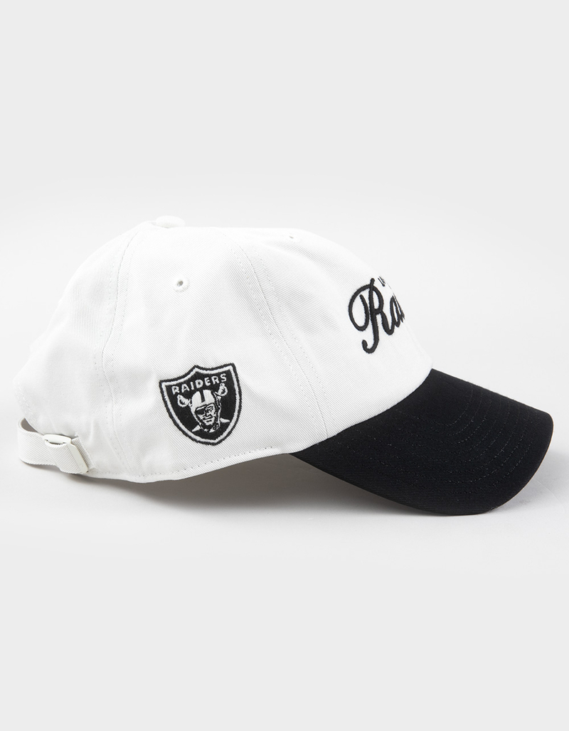 47 BRAND Las Vegas Raiders Foundational '47 Clean Up Strapback Hat image number 3