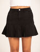 RSQ Womens Pleated Denim Cheer Skirt image number 3