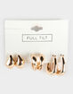 FULL TILT 3 Pack Chunky Earrings image number 1