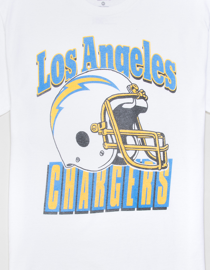 JUNK FOOD Los Angeles Chargers Helmet Mens Tee image number 1