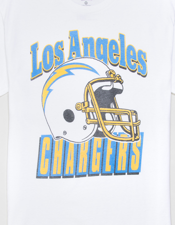 JUNK FOOD Los Angeles Chargers Helmet Mens Tee Alternative Image