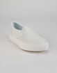 SODA Croft Platform Womens White Slip-On Sneakers image number 2