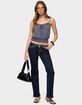 EDIKTED Ripley Tie Front Tank Top image number 5