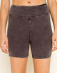 FREE PEOPLE Hot Shot Womens Black Bike Shorts image number 1