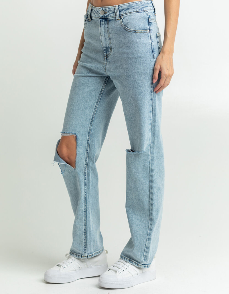 RSQ Womens Flap Destructed Jeans image number 2