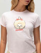 MONCHHICHI Womens Baby Tee image number 5