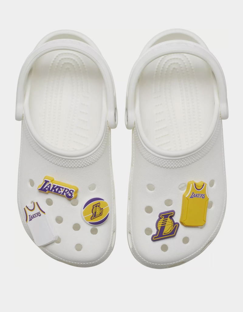 CROCS NBA Los Angeles Lakers 5 Pack Jibbitz&trade; Charms image number 1