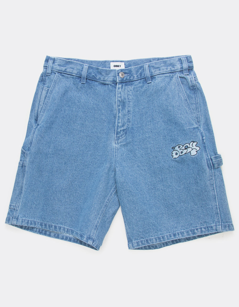 OBEY Denim Carpenter Mens Shorts image number 0