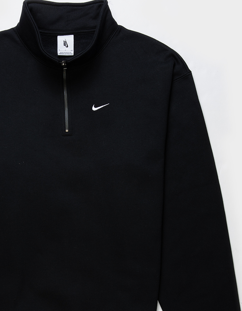 NIKE Solo Swoosh Mens Quarter Zip Sweatshirt image number 1