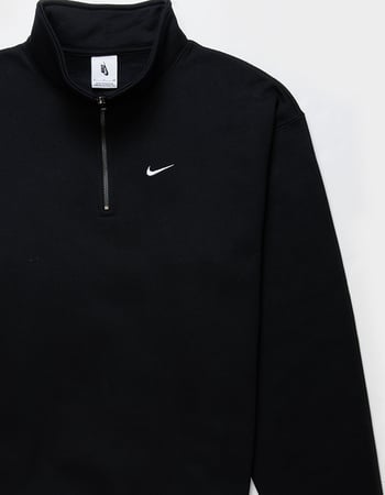 NIKE Solo Swoosh Mens Quarter Zip Sweatshirt Alternative Image