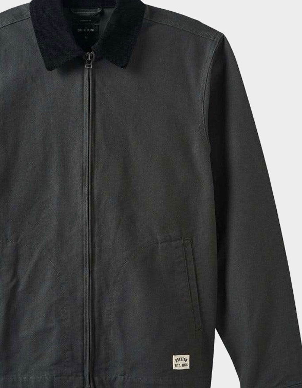 BRIXTON Mechanic Mens Garage Jacket - WASHED BLACK - L | Tillys