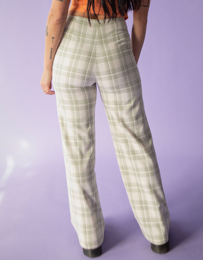 WEST OF MELROSE Plaid Wide Leg Womens Pants image number 6