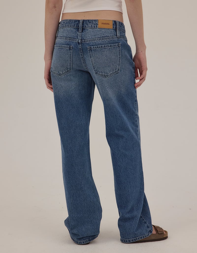 RSQ Womens Low Rise Loose Straight Jeans image number 3