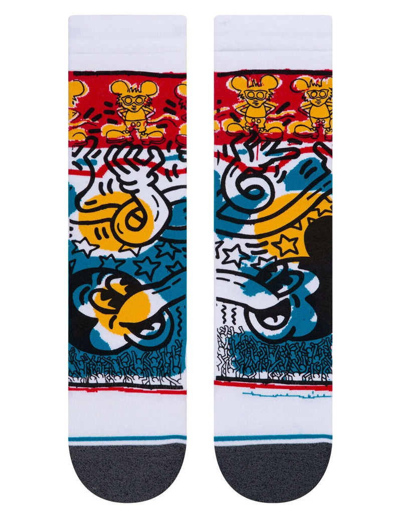 STANCE Primary Haring Mens Crew Socks image number 1