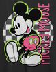 DISNEY Mickey Mouse Outline Checkerboard Unisex Oversized Tee image number 2
