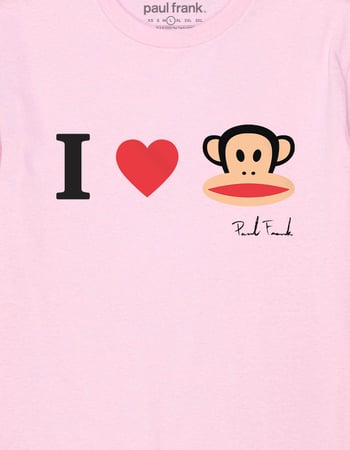 PAUL FRANK I Heart Paul Frank Unisex Kids Tee Alternative Image