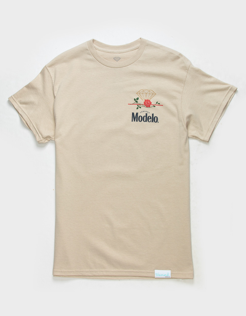 DIAMOND SUPPLY CO. x Modelo Rose Mens Tee image number 1