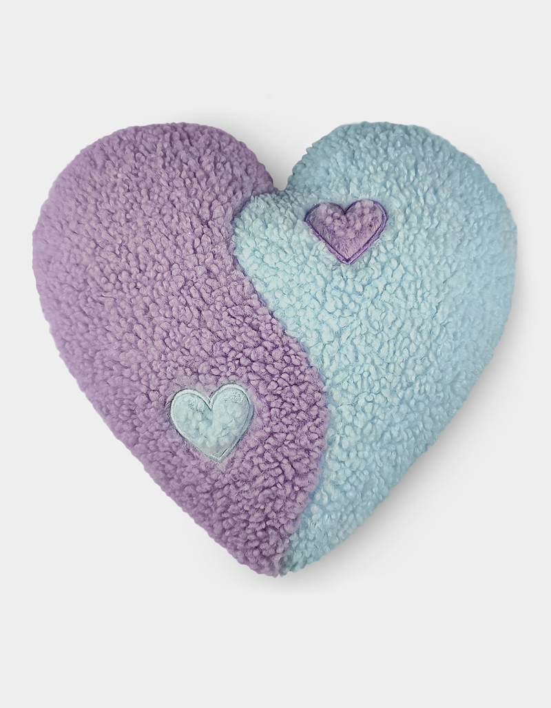 ISCREAM Yin Yang Sherpa Plush Pillow image number 0