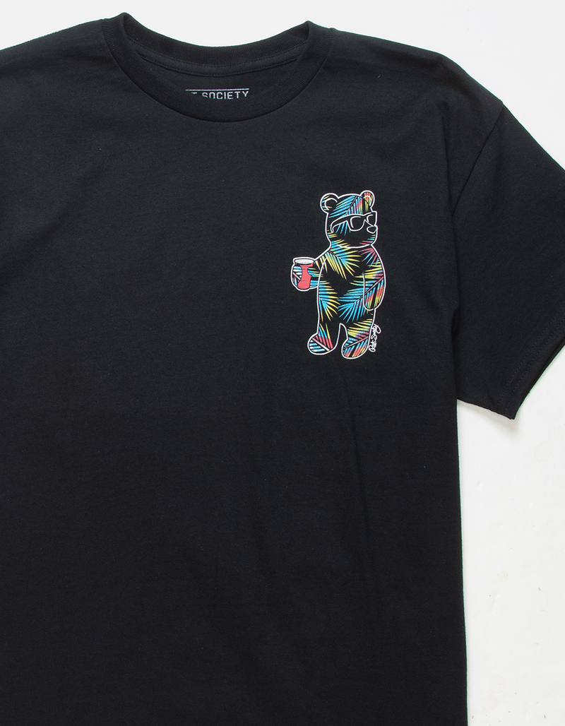RIOT SOCIETY Palms Bear Mens Tee image number 1