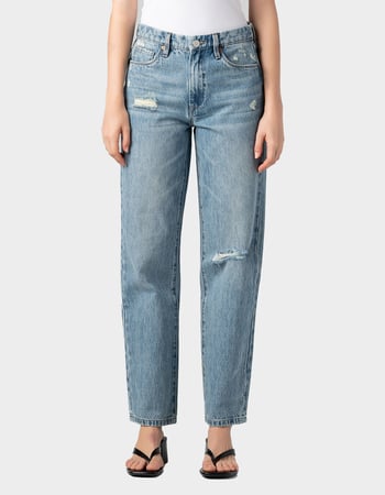 BLANK NYC Feeling Rosy Mid-Rise Straight Leg Womens Jeans Primary Image