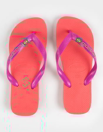 HAVAIANAS Brazil Logo Womens Flip Flops Primary Image