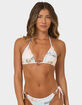 SALTY CREW Paradise Triangle Bikini Top image number 1