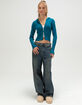 ROXY Double Daze Womens Zip-Up Sweater image number 4