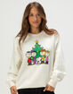 RSQ x Peanuts Christmas Tree Womens Crewneck Sweatshirt image number 1
