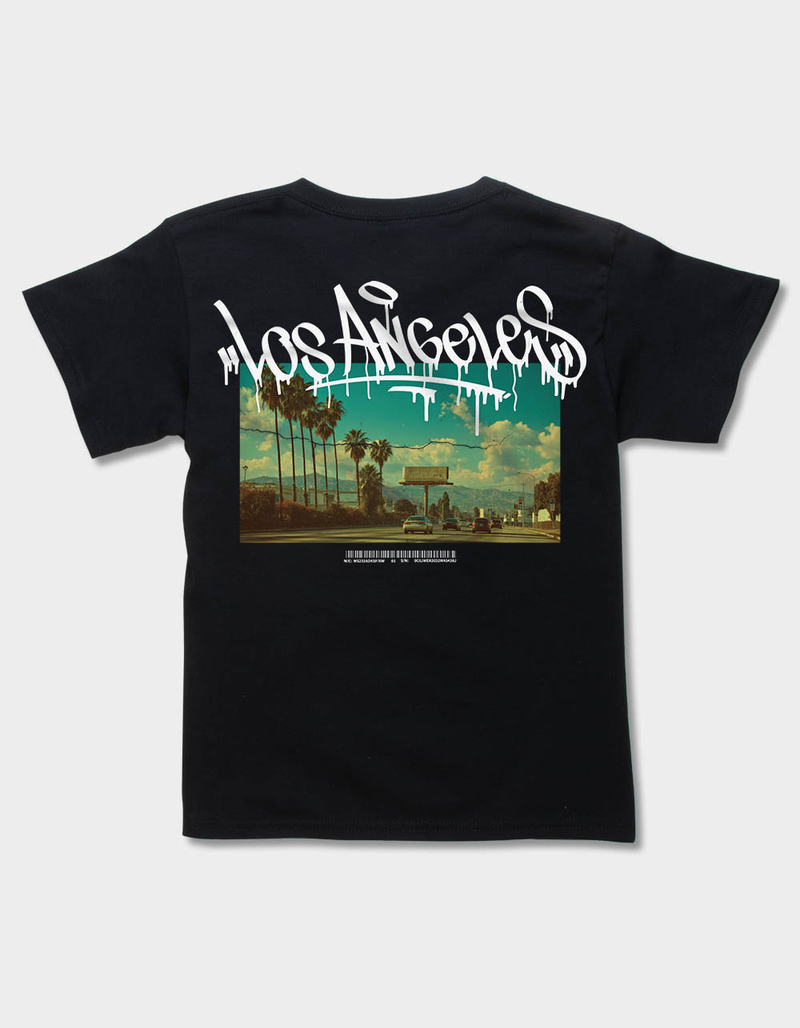 LOS ANGELES Graffiti Sky Unisex Kids Tee image number 0
