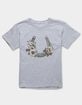 FLORAL Horseshoe Flowers Unisex Kids Tee image number 1