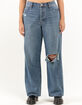RSQ Womens High Rise Straight Leg Jeans image number 2
