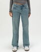 RSQ Womens Heart Breaker Loose Straight Jeans image number 3