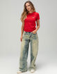 GUESS JEANS Print Womens Slim Fit Tee image number 2