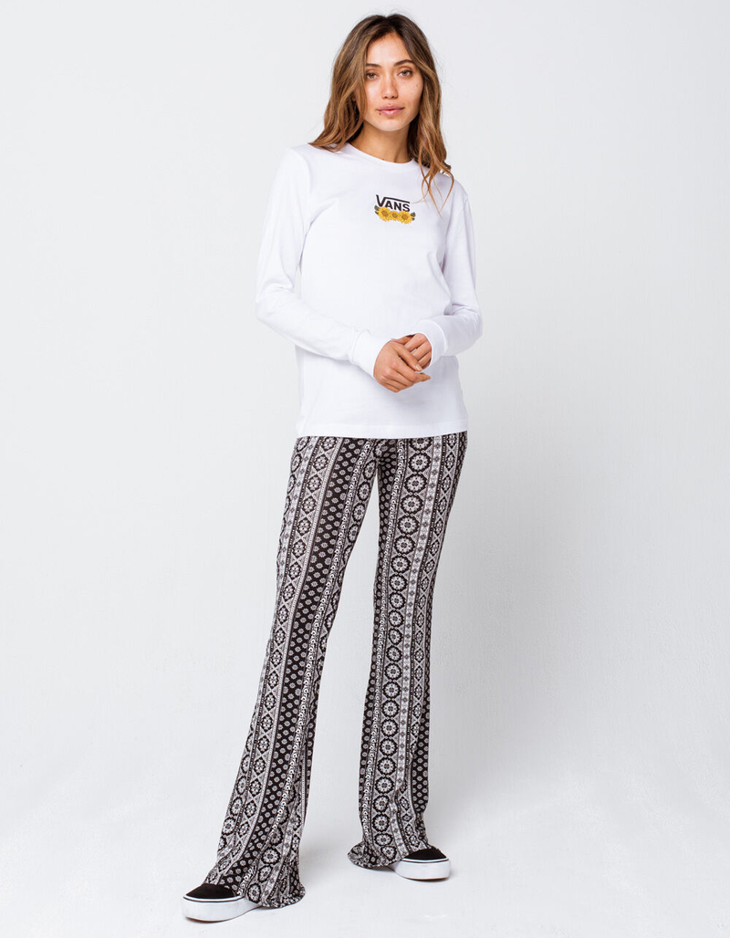 SKY AND SPARROW Medallion Womens Flare Pants image number 0