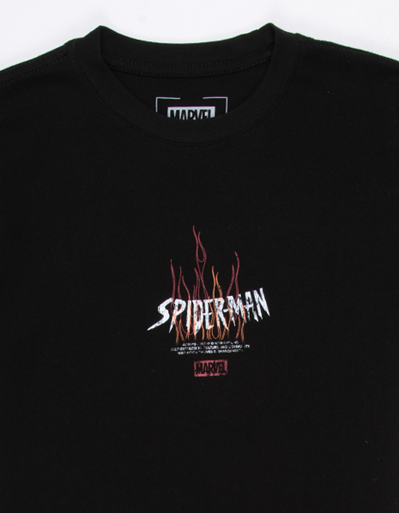 CVLA x Marvel Spider-Man Flames Boys Boxy Tee image number 3
