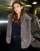 NOISY MAY Evie Womens Faux Fur Jacket image number 7