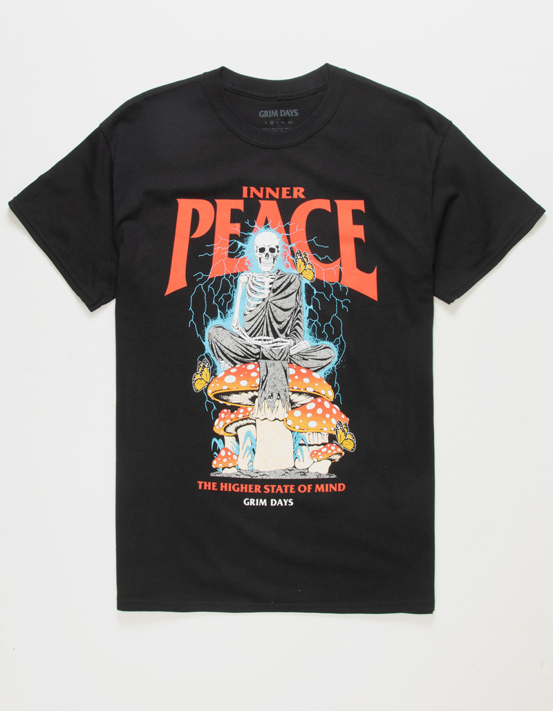 GRIM DAYS Inner Peace Mens Tee image number 0